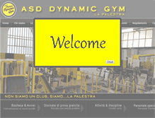 Tablet Screenshot of palestradynamicgym.it